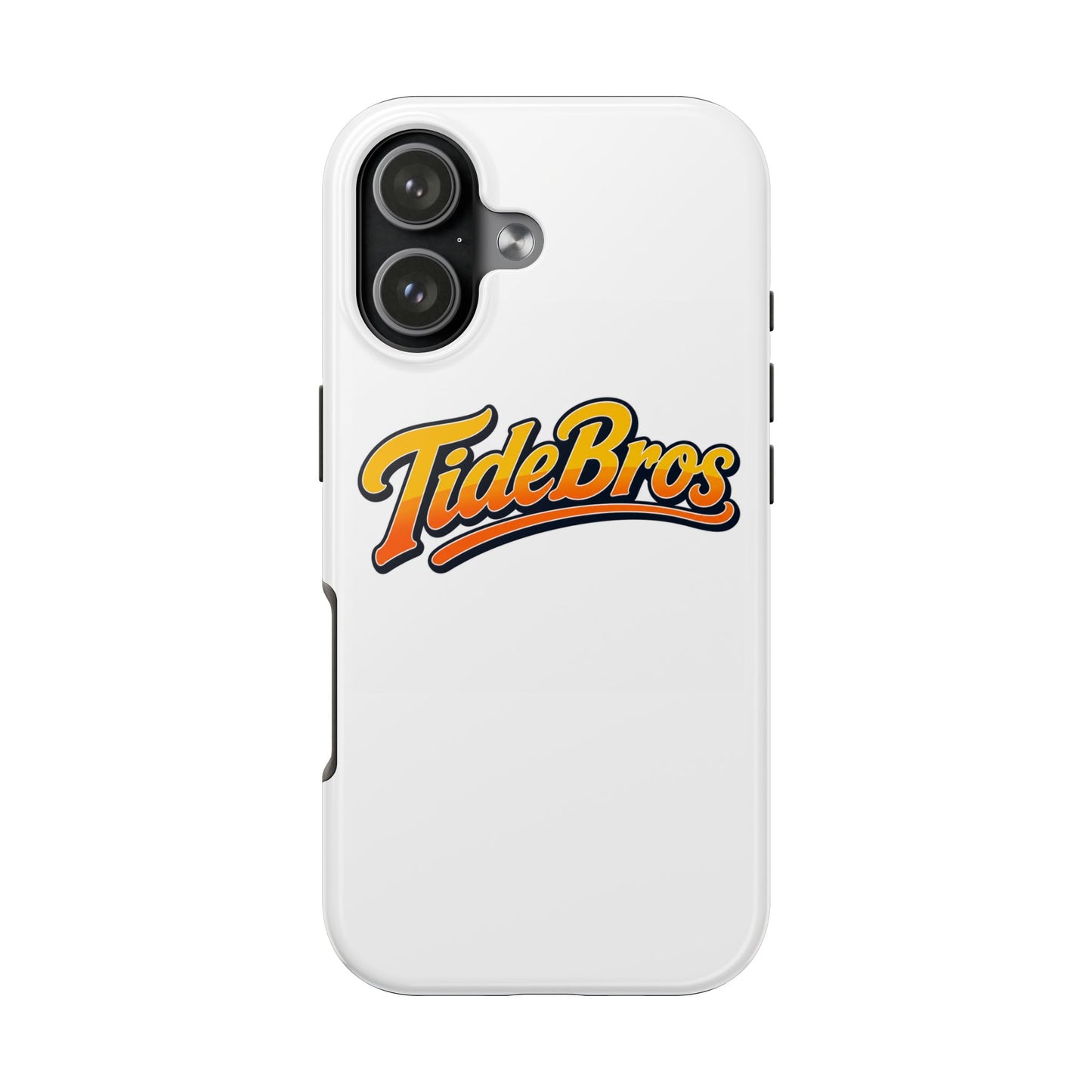 TideBros Tough Phone Case — Retro Script Protective Cover