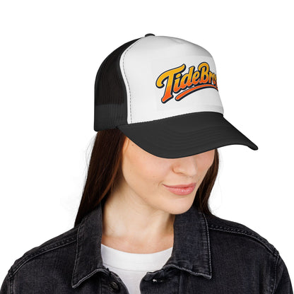 TideBros Trucker Cap – Vintage Surf Logo Mesh Baseball Hat